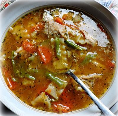 Basic Chicken Stock &Chicken; Noodle Soup