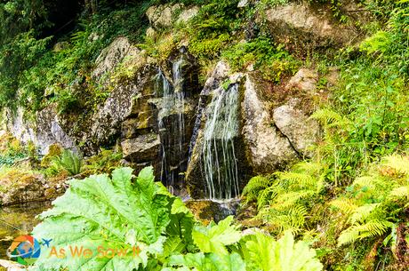 Waterfall in Rock Close, Blarney Castle grounds