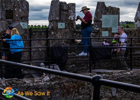 Kissing the Blarney Stone: The setup around the event.