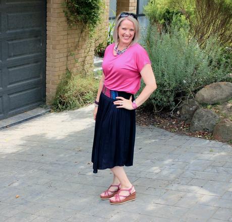 Summer style inspiration - pink and navy