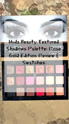 Huda Beauty Rose Gold Eyeshadow Palette