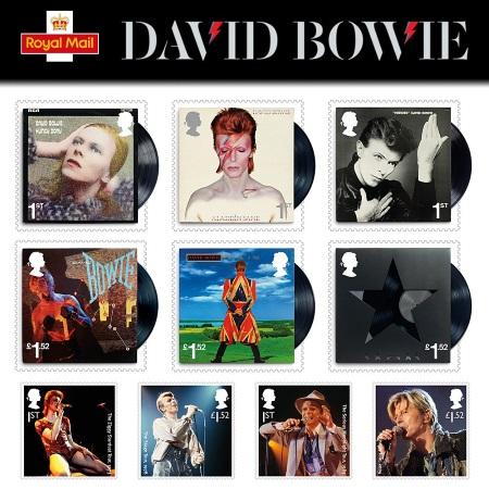 Royal Mail issues David Bowie stamps