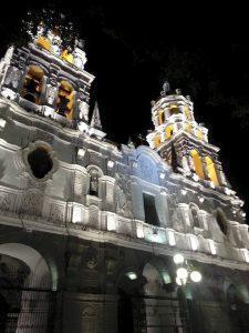 Puebla at night