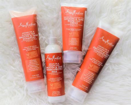 Shea Moisture Argan Oil & Almond Milk Smooth and Tame Products