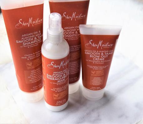 Shea Moisture Argan Oil & Almond Milk Smooth and Tame Products