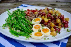 Healthy Recipe: French Lentil Niçoise Salad with Dijon Shallot Vinaigrette
