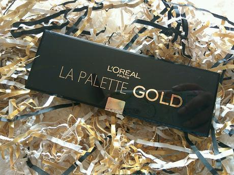 #LorealParis La Palette Gold Eyeshadows - Review & Swatches