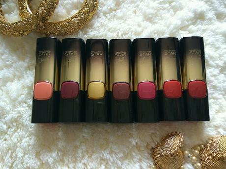 #LorealParis #BoldinGold Lipstick Collection - Review & Swatches