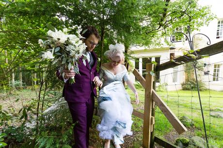 Bride & groom Derwentwater Independent Hostel Wedding