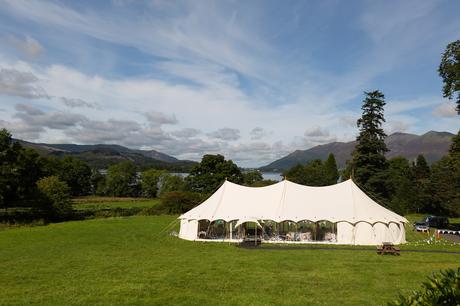 Derwentwater Independent Hostel Wedding Marquee