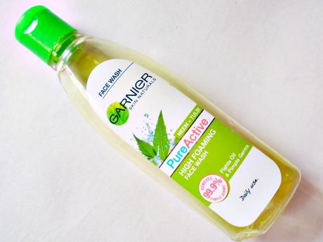 Garnier Pure Active Neem + Tulsi High Foaming Face Wash Review