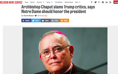 Someone Please Word Archbishop Chaput That Banning Refugees Ripping Away Healthcare Coverage 