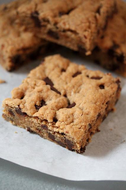 Vegan Chocolate Chip Cookie Bars