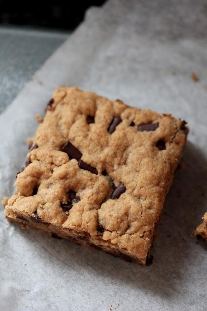 Vegan Chocolate Chip Cookie Bars