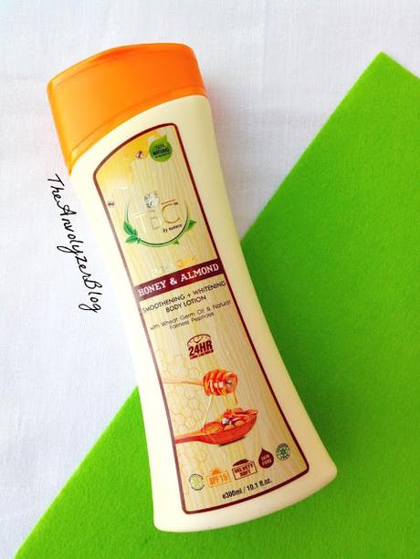 Review of 24ct Gold Honey & Almond Smoothening and Whitening Body Lotion By TBC By Nature