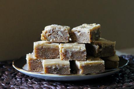 Banana Nut Bars with Brown Sugar Frosting