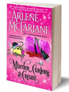 Murder, Curlers & Cream by Arlene McFarlane- Feature and Review