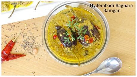 Hyderabadi Baghara/ Bagara Baingan Recipe