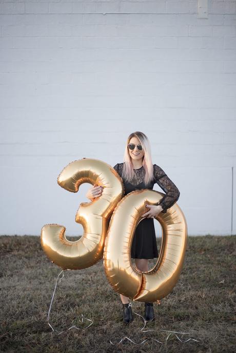 Thirty and flirty and thriving; 30th birthday photo shoot. 