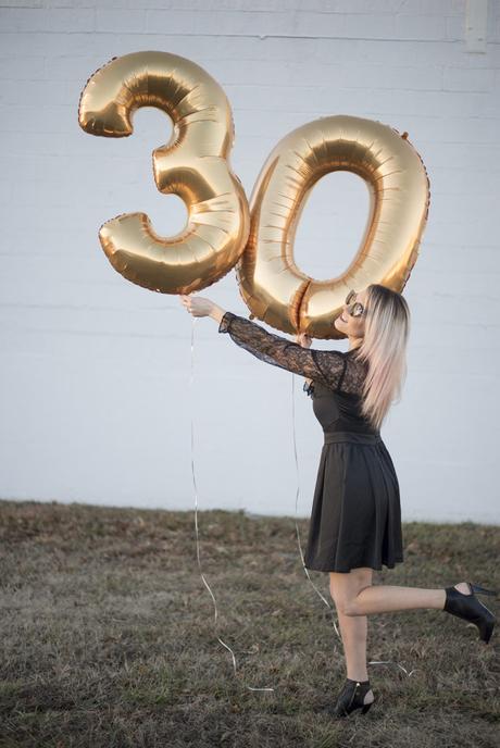 Thirty and flirty and thriving; 30th birthday photo shoot. 