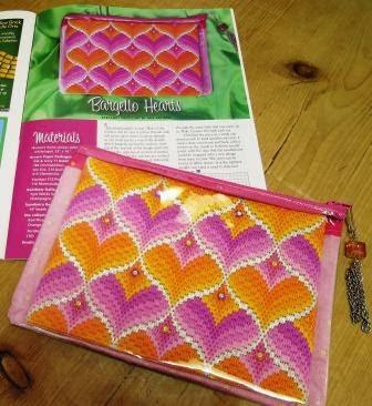 Bargello Hearts in Needlepoint Now!