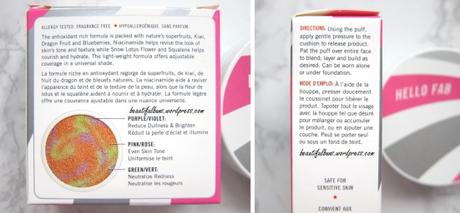 Review: Hello FAB 3 in 1 Superfruit Color Correcting Cushion