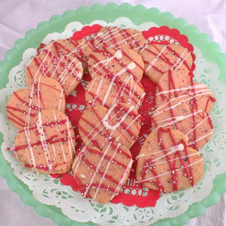 Rose and Cardamom Shortbread Cookies #FilltheCookieJar Rose and Cardamom Shortbread Cookies