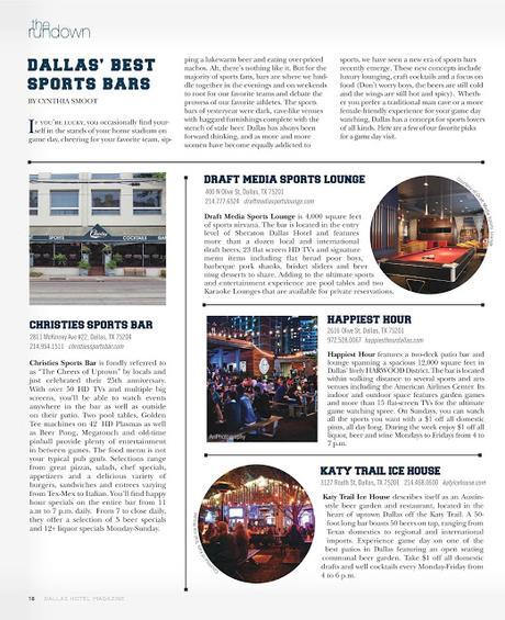 Dallas Best Sports Bars