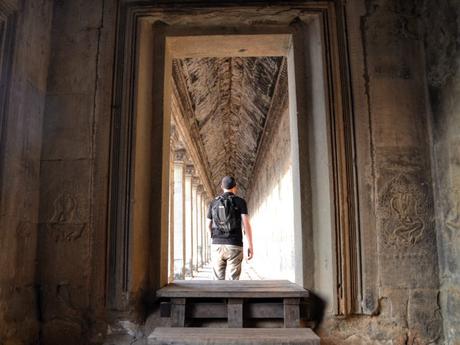 Solo traveler in Angkor Wat
