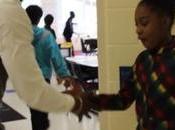 When Your Teacher Dope Customized Handshakes Start Class