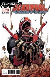 Deadpool #28 Cover - Lopez Venomized Variant