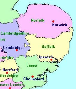 Put A Book On The Map #BookOnTheMap #EastAnglia