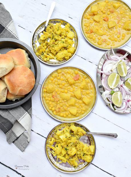 Mix Bhaji Pav (Goan Special breakfast)