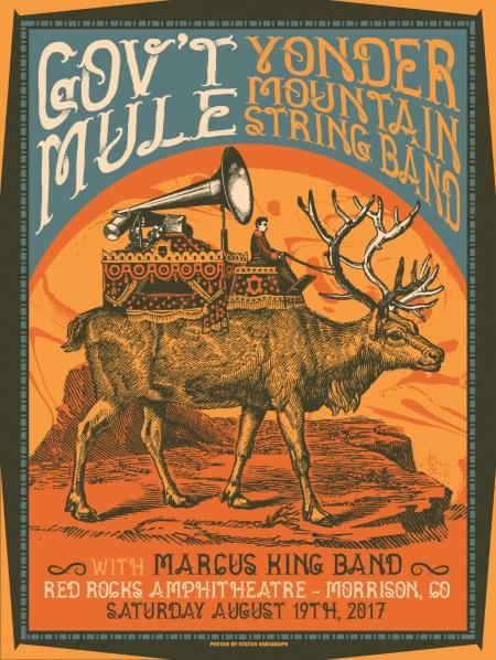 Gov't Mule @ Yonder Mountain String Band: show @ Red Rocks