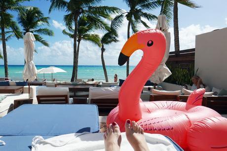 Poolside in Playa Del Carmen