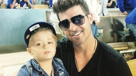 Robin Thicke Get’s To Spend Time With  Son Despite Restraining Order