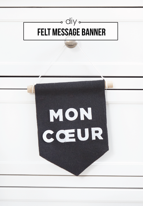 DIY Felt Message Banner (Video!)