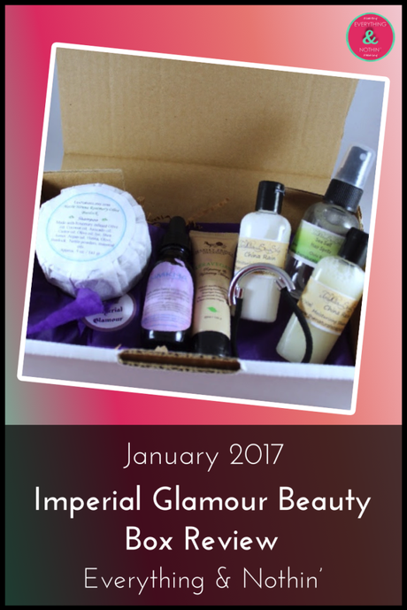 January 2017 Imperial Glamour Beauty Box Review