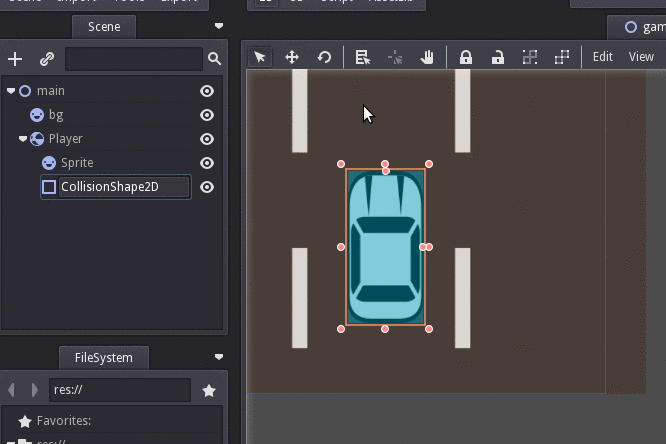 Godot Engine game tutorial for beginners – Create a 2D Racing Game 1