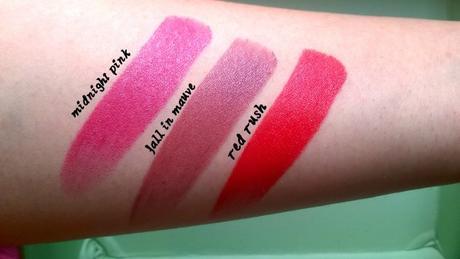 Maybelline colorshow lipsticks review