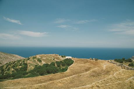 Rustic chic wedding in Folegandros | Ivana & Cale