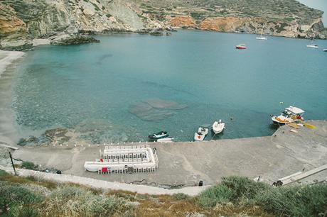 Rustic chic wedding in Folegandros | Ivana & Cale