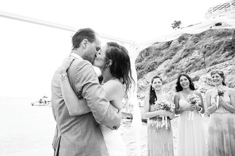 Rustic chic wedding in Folegandros | Ivana & Cale