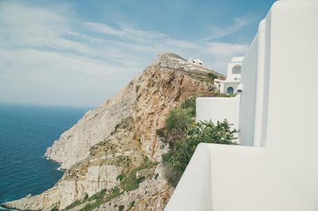 Rustic chic wedding in Folegandros | Ivana & Cale