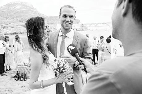 Rustic chic wedding in Folegandros | Ivana & Cale