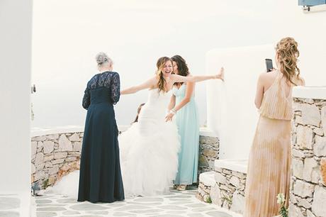 Rustic chic wedding in Folegandros | Ivana & Cale