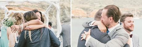 Rustic chic wedding in Folegandros | Ivana & Cale