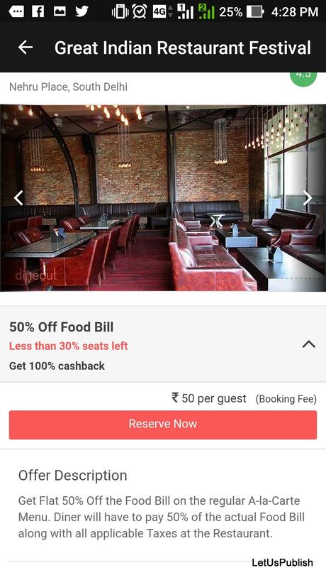 How I Got 50% Discount at Lord Of The Drinks with DineOut