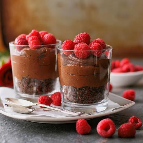 Chocolate and Kahlua Mousse Cups