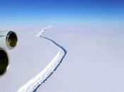 Crack Antarctic Shelf Grew Miles Length Since December